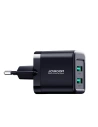 Hálózati töltő Joyroom JR-TCN01 2xUSB-A 12W 2.4A fekete