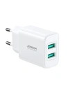 Hálózati töltő Joyroom JR-TCN04 2xUSB-A 10.5W 2.1A fehér