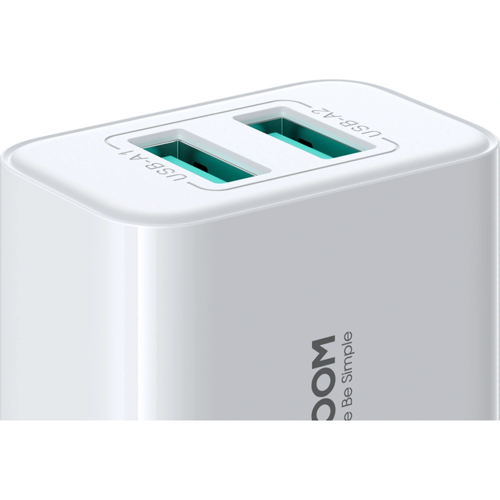 Hurtownia GSM - Hálózati töltő Joyroom JR-TCN04 2xUSB-A 10.5W 2.1A fehér - JYR924 - {ean13} - Hurt