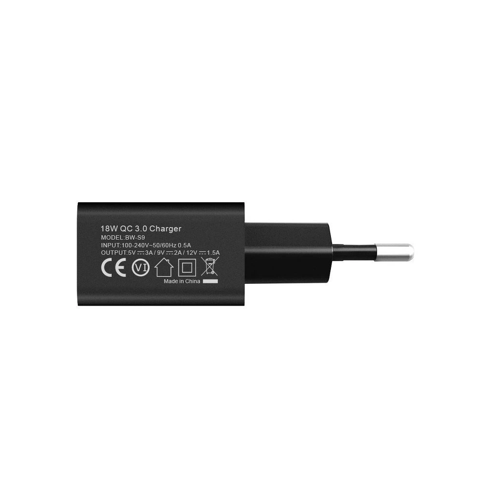 Hurtownia GSM - Ładowarka sieciowa USB BlitzWolf BW-S9 QC3.0 18W (czarna) - BLZ123BLK - {ean13} - Hurt