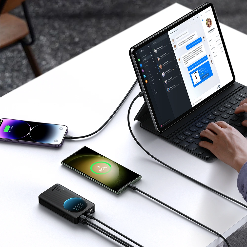 Hurtownia GSM - Powerbank Joyroom JR-PBF01 2xUSB-A, USB-C 10000mAh PD QC 30W černý - JYR925 - {ean13} - Hurt