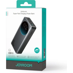 Powerbank Joyroom JR-PBF04 USB-A, 2xUSB-C 20000mAh 65W czarny