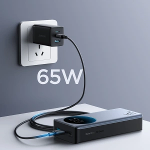 Powerbank Joyroom JR-PBF04 USB-A, 2xUSB-C 20000mAh 65W czarny