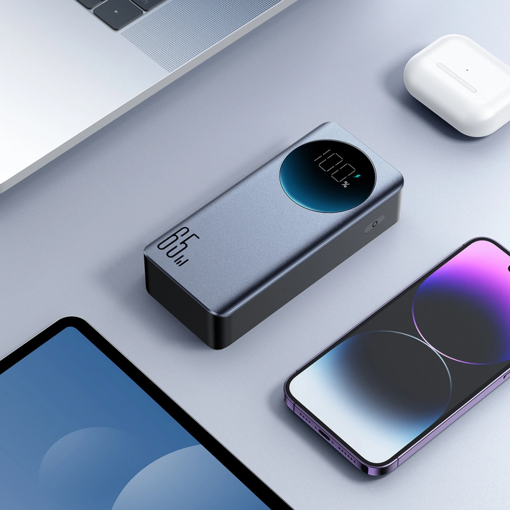 Hurtownia GSM - Powerbank Joyroom JR-PBF05 USB-A, 2xUSB-C 30000mAh 65W s digitálním displejem černý - JYR927 - {ean13} - Hurt