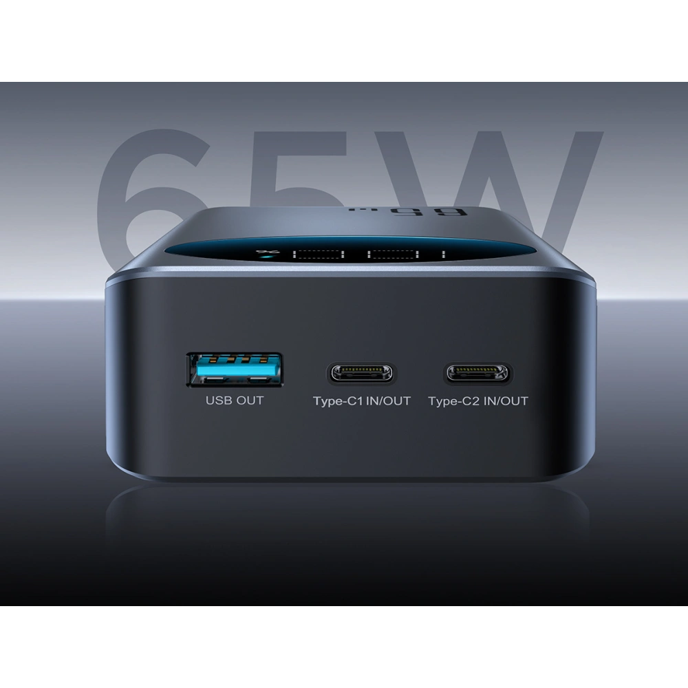 Hurtownia GSM - Powerbank Joyroom JR-PBF05 USB-A, 2xUSB-C 30000mAh 65W s digitálním displejem černý - JYR927 - {ean13} - Hurt
