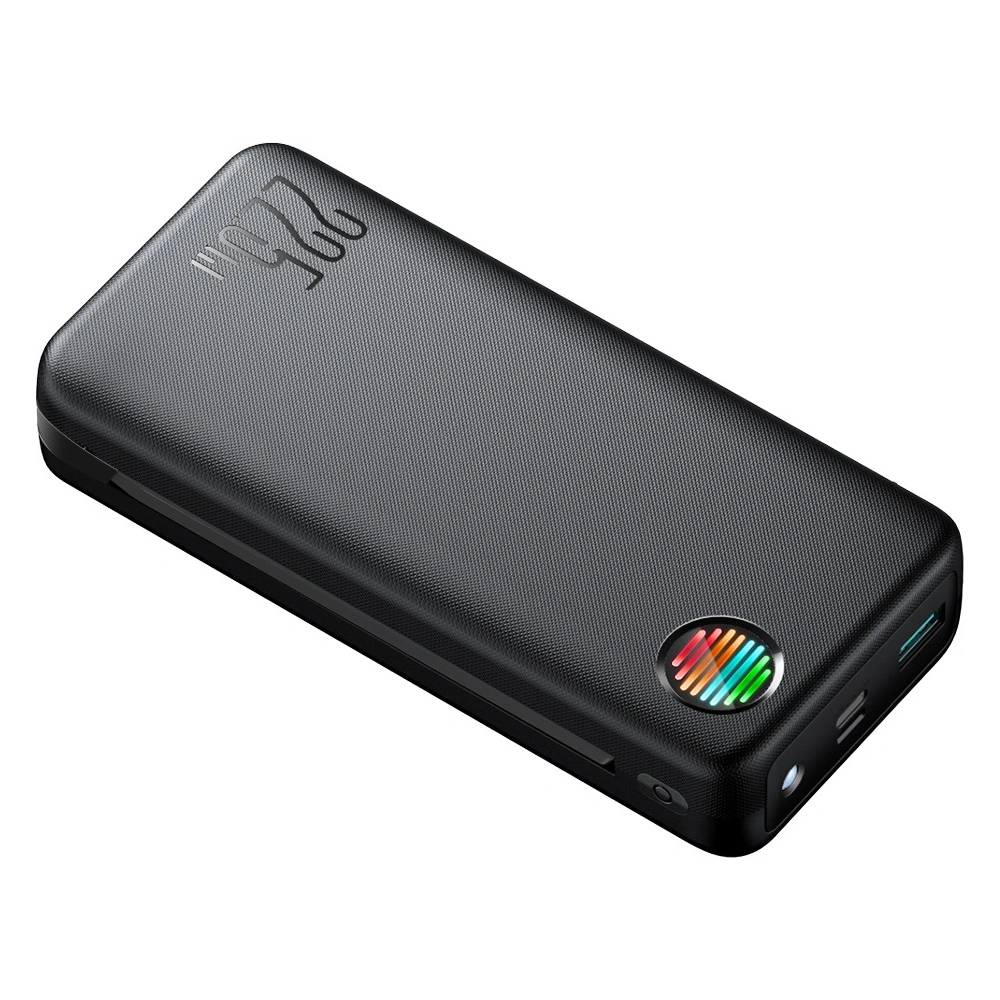 Hurtownia GSM - Powerbank Joyroom JR-L015 20000mAh 22.5W + cabluri USB-C, Lightning integrate negre - JYR928 - {ean13} - Hurt