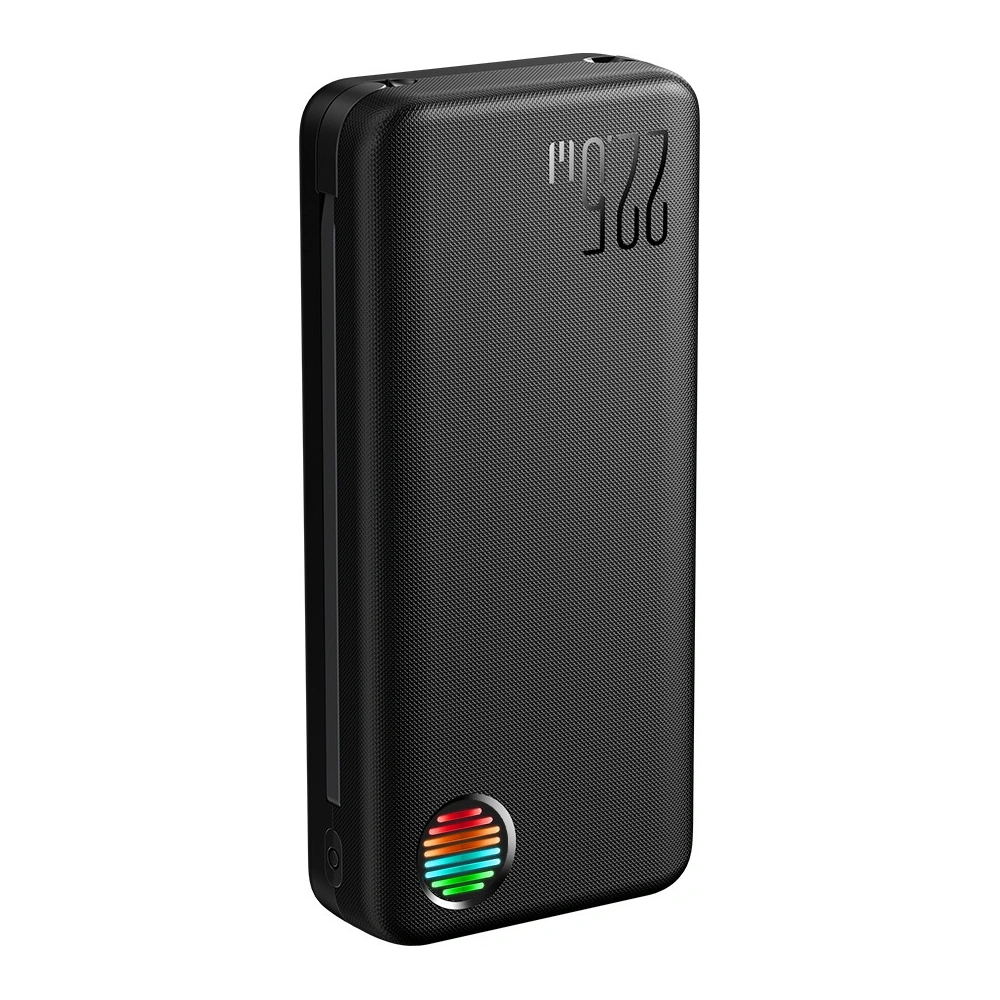 Hurtownia GSM - Powerbank Joyroom JR-L015 20000mAh 22.5W + beépített USB-C, Lightning kábelek fekete - JYR928 - {ean13} - Hurt