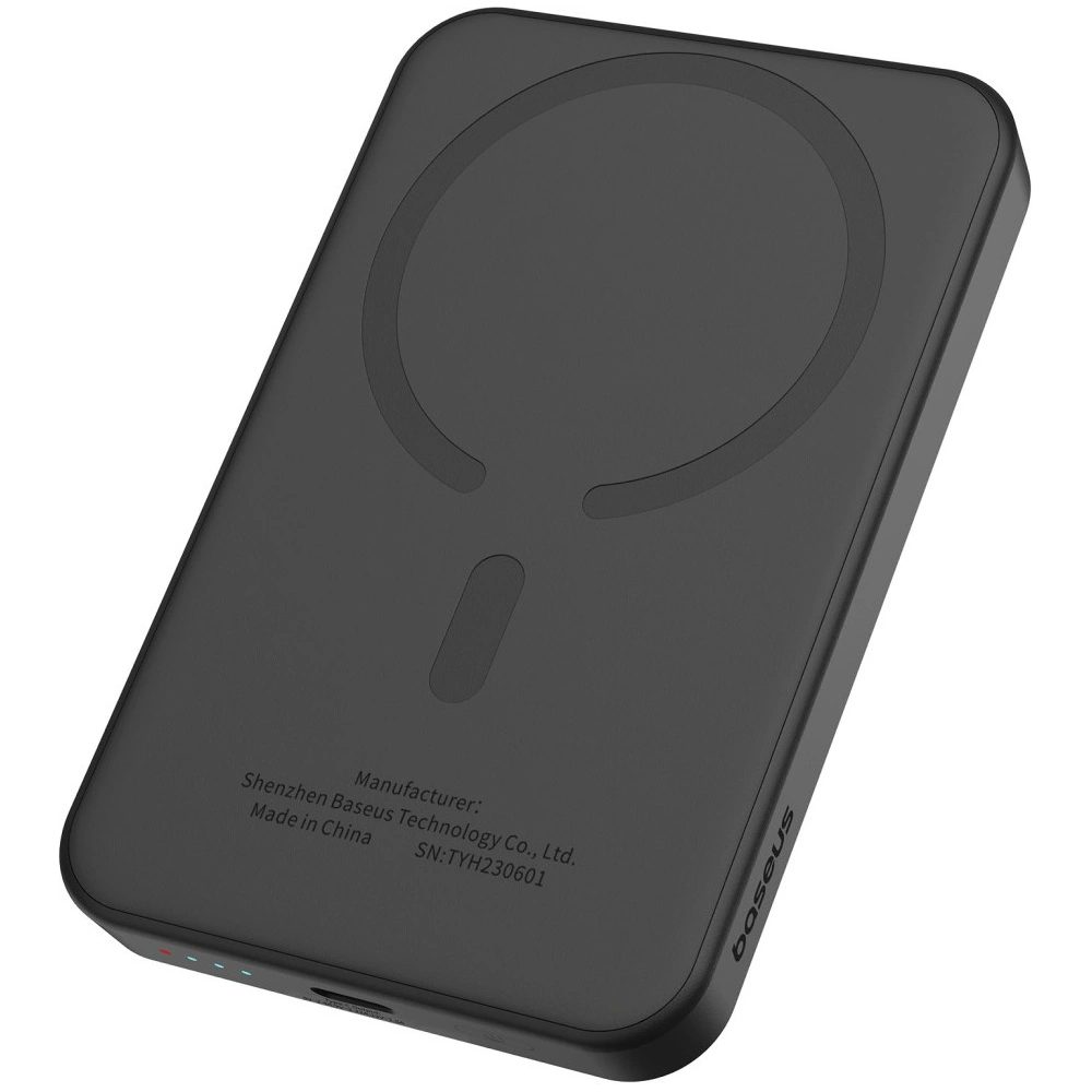 Hurtownia GSM - Powerbank Baseus 5000mAh 20W cu funcția de încărcare wireless + cablu USB-C (20V/3A) negru - BSU4799 - {ean13} - Hurt