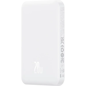 Hurtownia GSM - Powerbank Baseus 5000mAh 20W mit induktiver Ladefunktion + USB-C-Kabel (20V/3A) weiß - BSU4800 - {ean13} - Hurt