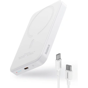 Hurtownia GSM - Powerbank Baseus 5000mAh 20W mit induktiver Ladefunktion + USB-C-Kabel (20V/3A) weiß - BSU4800 - {ean13} - Hurt