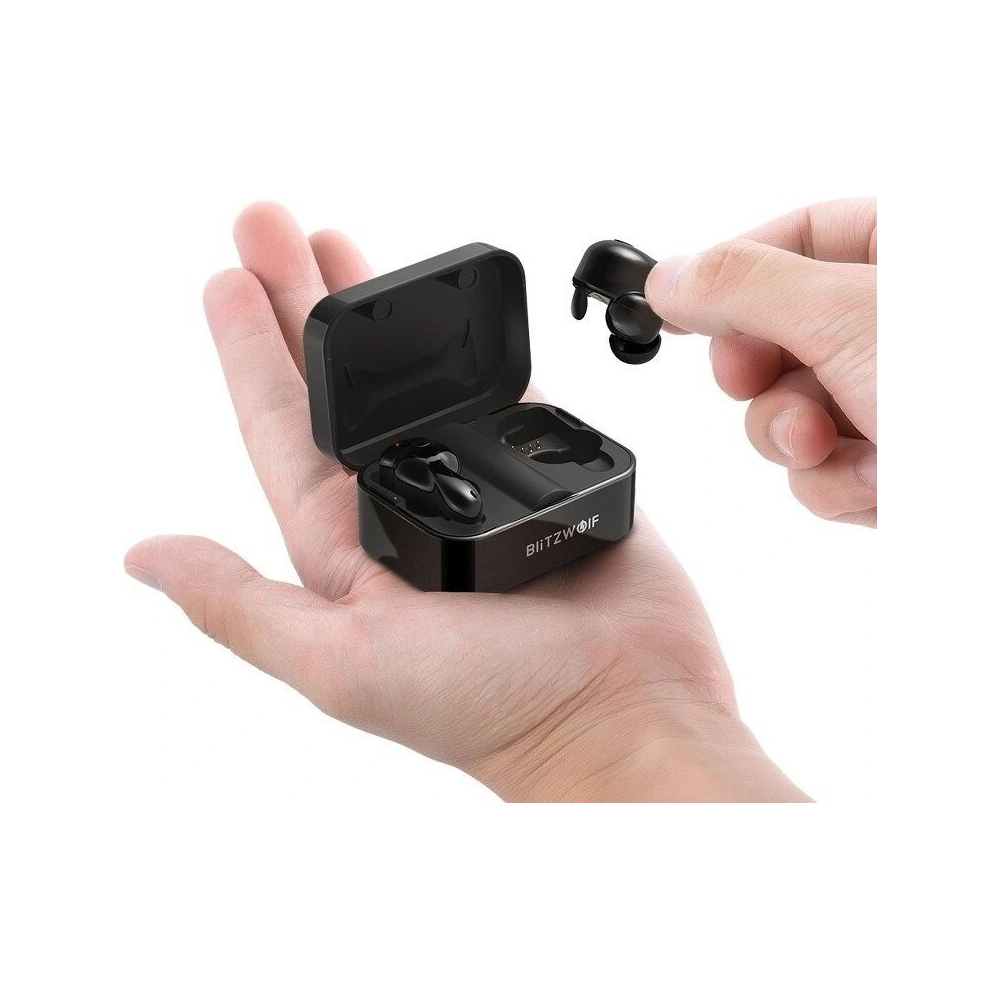 Hurtownia GSM - Blitzwolf BW-FYE1 TWS Bezprzewodowe słuchawki bluetooth 5.0 (czarne) - BLZ125BLK - {ean13} - Hurt