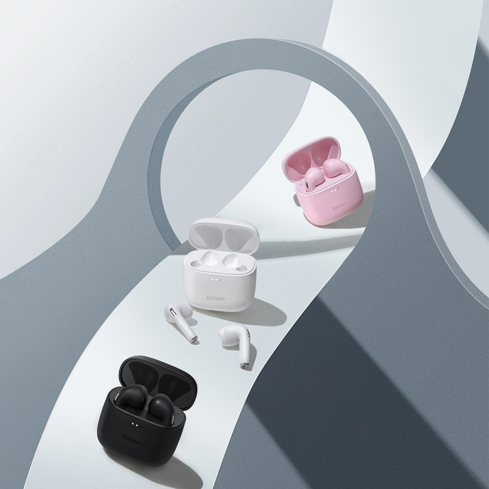 Hurtownia GSM - Căști wireless in-ear Baseus Bowie E8 TWS Bluetooth 5.0 albe - BSU4806 - {ean13} - Hurt