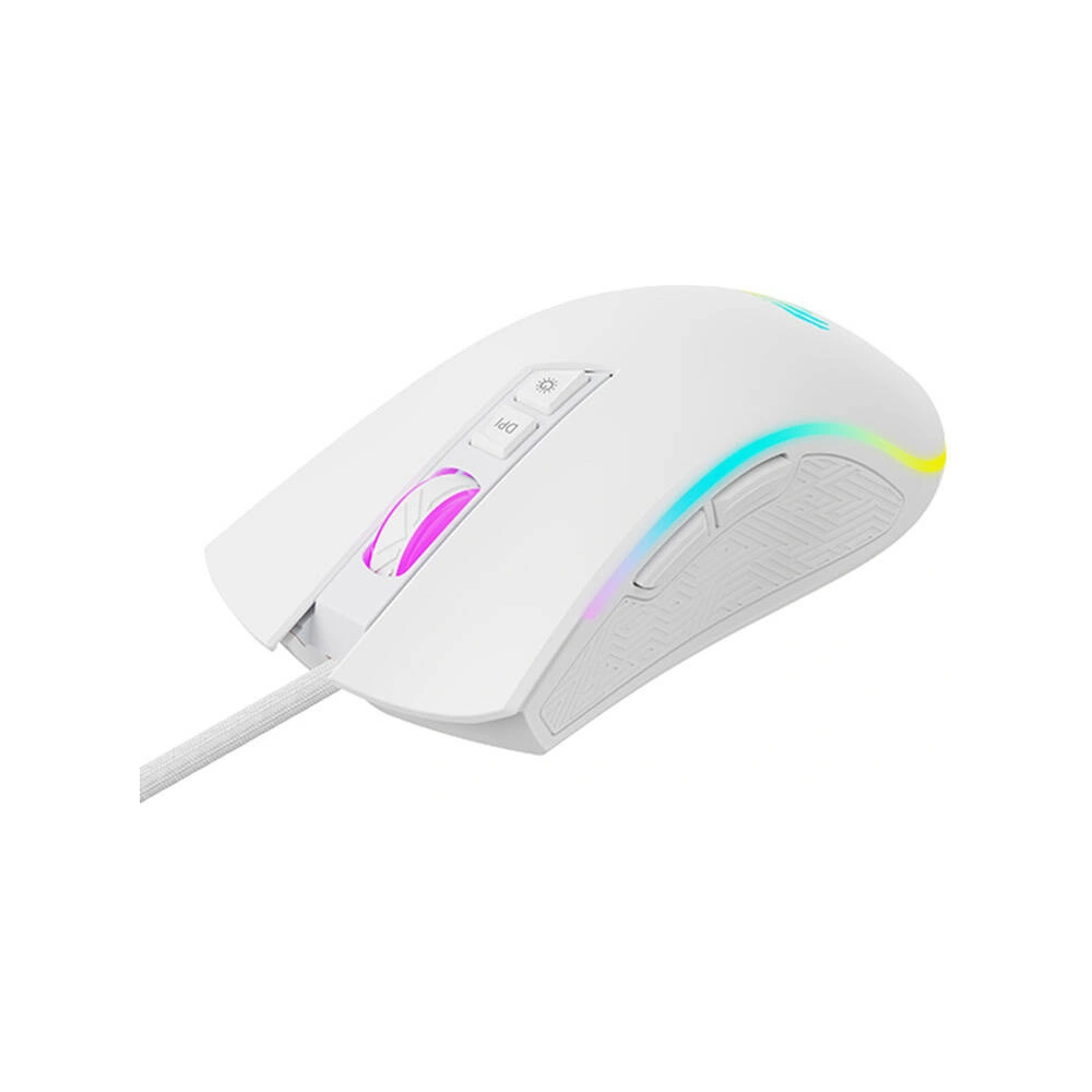 Hurtownia GSM - Przewodowa mysz gamingowa HAVIT MS1034 biała - HVT253 - {ean13} - Hurt