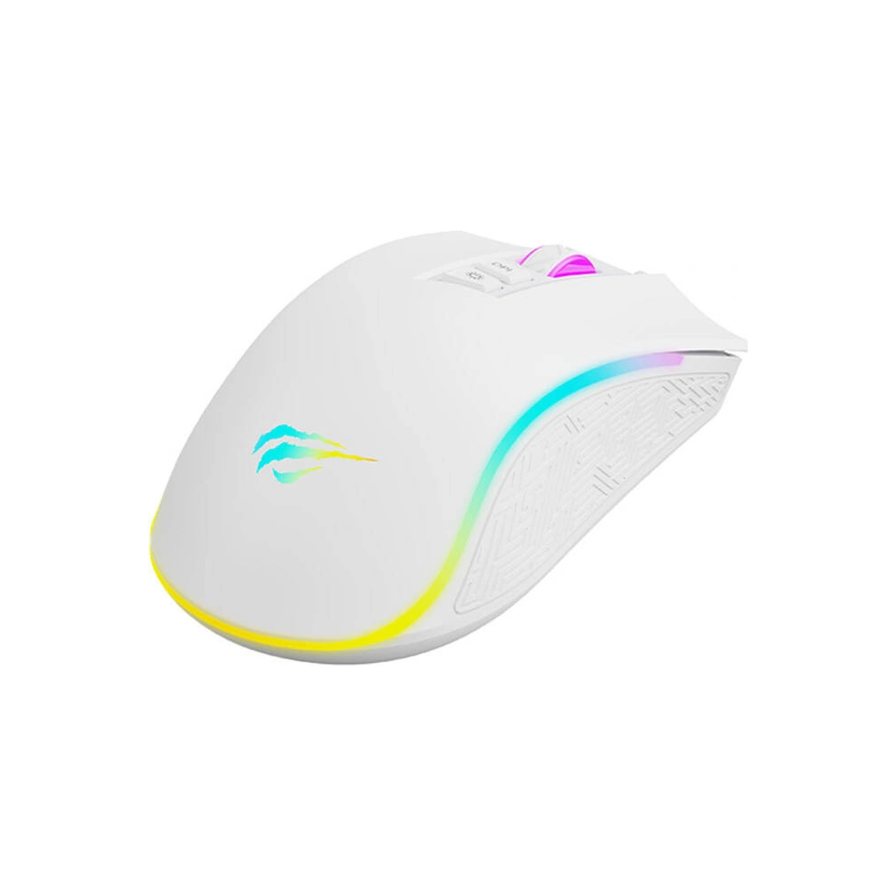 Hurtownia GSM - Mouse gaming cu fir HAVIT MS1034 alb - HVT253 - {ean13} - Hurt