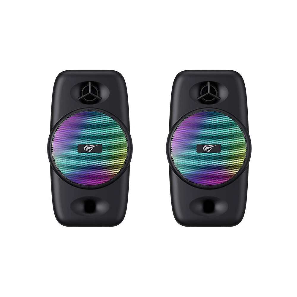 Hurtownia GSM - Počítačové reproduktory 2.0 HAVIT SK213 Bluetooth RGB černé - HVT256 - {ean13} - Hurt