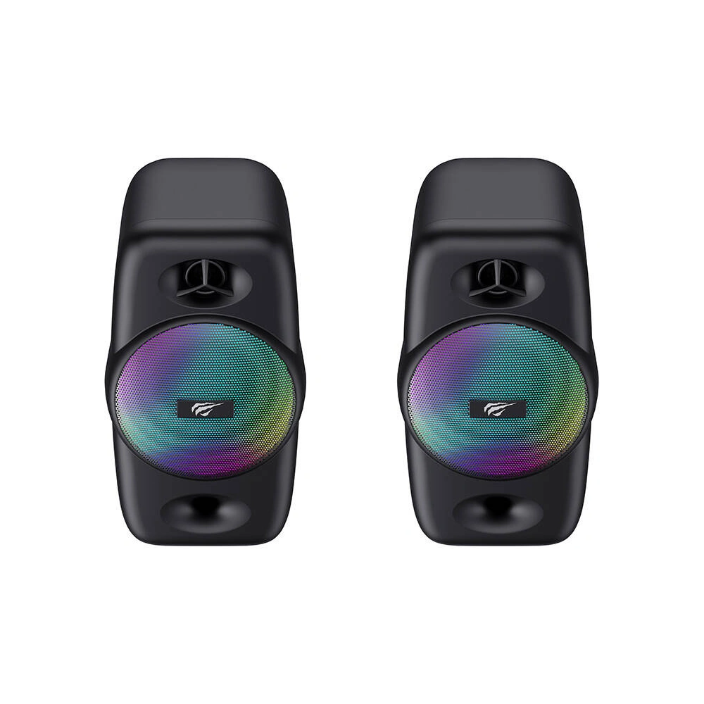 Hurtownia GSM - Počítačové reproduktory 2.0 HAVIT SK213 Bluetooth RGB černé - HVT256 - {ean13} - Hurt