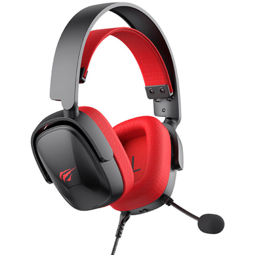 Havit Distributor - 6939119013578 - HVT257 - HAVIT H2039D gaming headphones mini jack 3.5mm (red/black) - B2B homescreen
