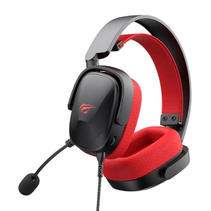 Wholesale HAVIT H2039D gaming headphones mini jack 3.5mm (red/black) - HVT257 - {ean13} - Hurt