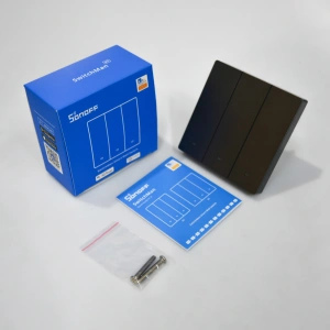 Wholesale Sonoff smart wall switch (3-channel) black - SNF134 - {ean13} - Hurt