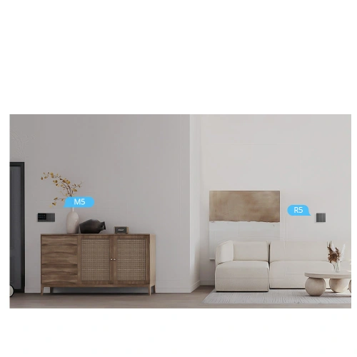 Inteligentny przełącznik ścienny Sonoff (3-kanałowy) czarny