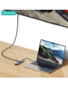 Wholesale USAMS US-SJ644 HUB 10w1 USB-C / 3xUSB-A 3.0,TF,SD,USB-C,HDMI,RJ45,VGA PD100W tarnish - USA1010 - {ean13} - Hurt