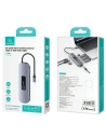 Wholesale USAMS US-SJ644 HUB 10w1 USB-C / 3xUSB-A 3.0,TF,SD,USB-C,HDMI,RJ45,VGA PD100W tarnish - USA1010 - {ean13} - Hurt
