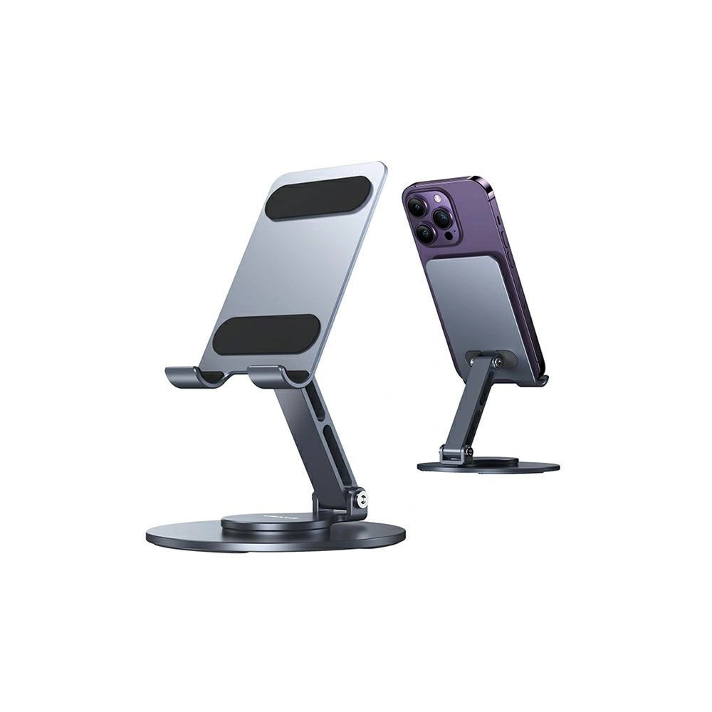 Hurtownia GSM - Rotující stolní držák na telefon/tablet USAMS US-ZJ074 šedý/space grey - USA1017 - {ean13} - Hurt