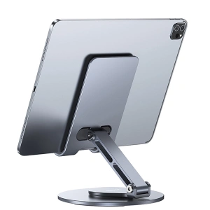 Hurtownia GSM - Rotující stolní držák na telefon/tablet USAMS US-ZJ074 šedý/space grey - USA1017 - {ean13} - Hurt
