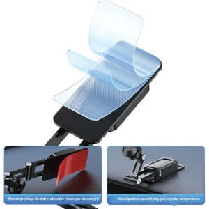 Hurtownia GSM - Magnetischer Autohalter für das Armaturenbrett USAMS US-ZJ076 schwarz/black - USA1018 - {ean13} - Hurt
