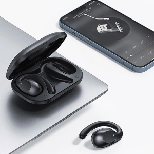 Hurtownia GSM - Bezdrátová sluchátka do uší USAMS TWS EM Series OWS Bluetooth 5.3 černá - USA1019 - {ean13} - Hurt