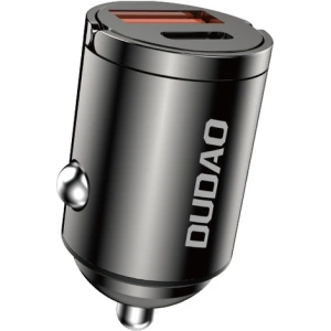 Hurtownia GSM - Auto nabíječka Dudao R3MAX USB-A, USB-C 48W QC PD černá - DDA302 - {ean13} - Hurt