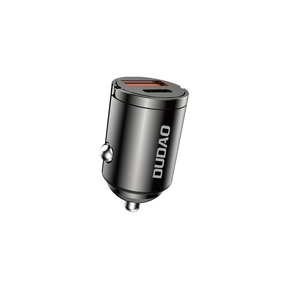 Hurtownia GSM - Auto nabíječka Dudao R3MAX USB-A, USB-C 48W QC PD černá - DDA302 - {ean13} - Hurt