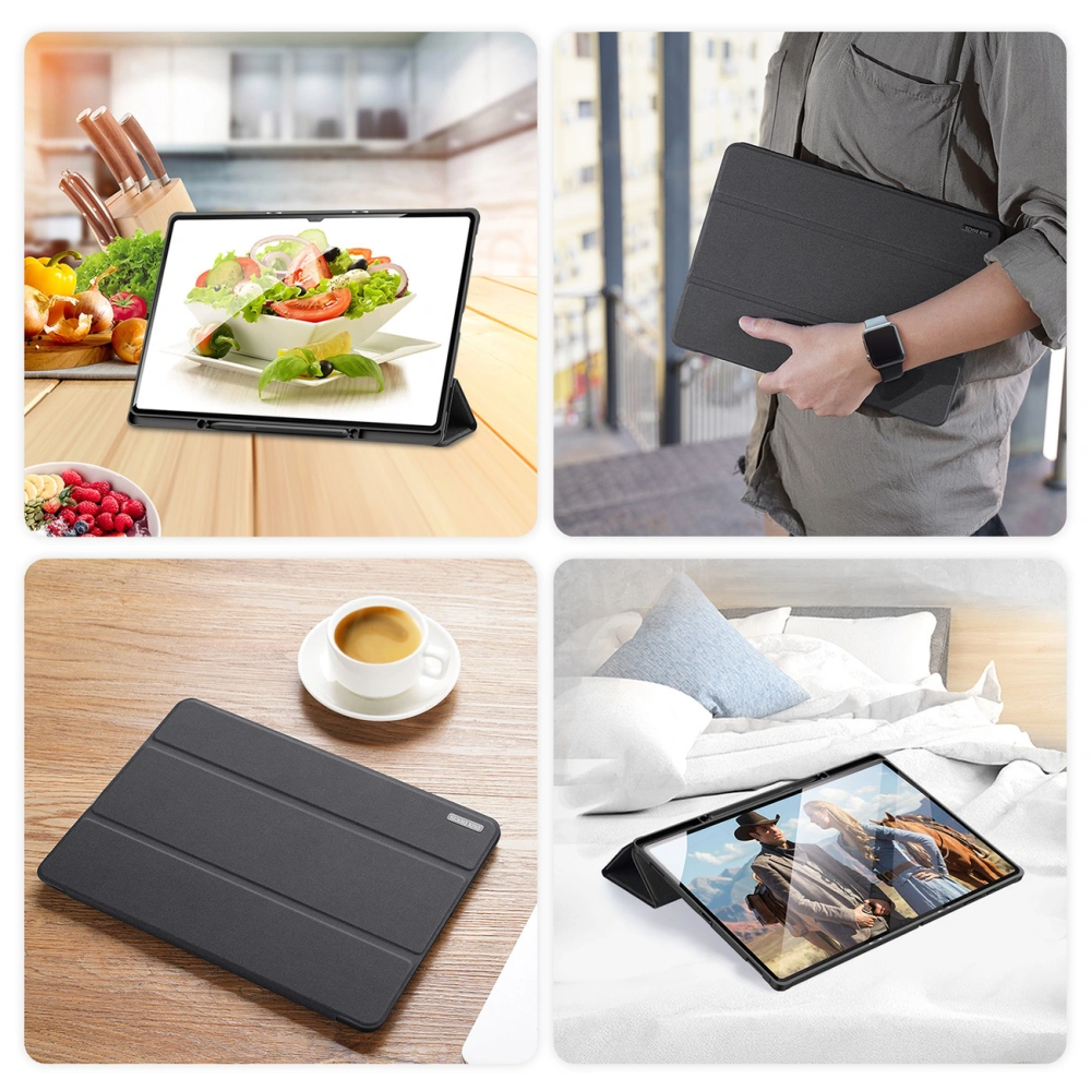 Hurtownia GSM - Etui Dux Ducis Domo Samsung Galaxy Tab S8 Ultra / S9 Ultra černé - DDS1856 - {ean13} - Hurt