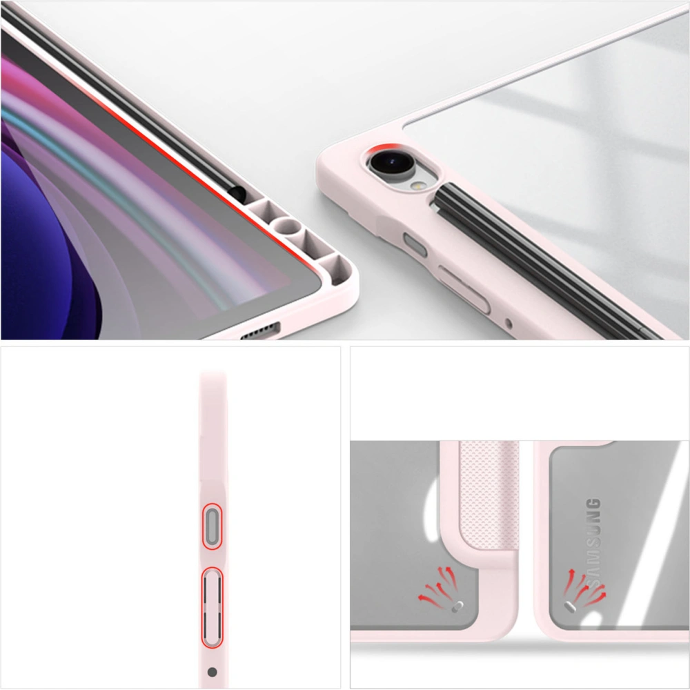 Hurtownia GSM - Case Dux Ducis Toby Samsung Galaxy Tab S9 FE rosa - DDS1863 - {ean13} - Hurt