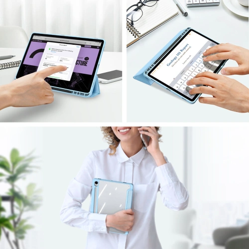 Etui Dux Ducis Toby Samsung Galaxy Tab S9 FE niebieskie