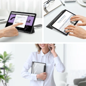 Hurtownia GSM - Etui Dux Ducis Toby Samsung Galaxy Tab S9 FE negru - DDS1865 - {ean13} - Hurt