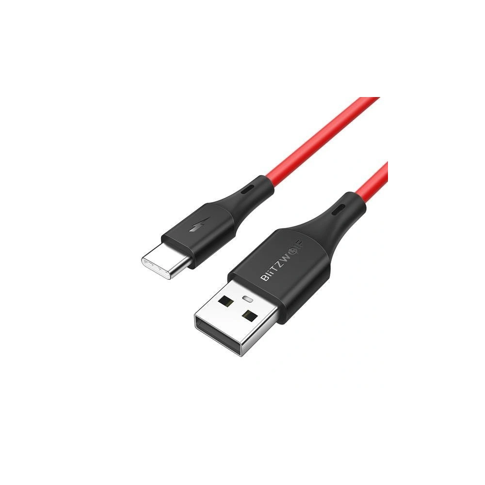 Wholesale USB-C Cable BlitzWolf BW-TC13 3A 0,3m Red - BLZ126RED - {ean13} - Hurt