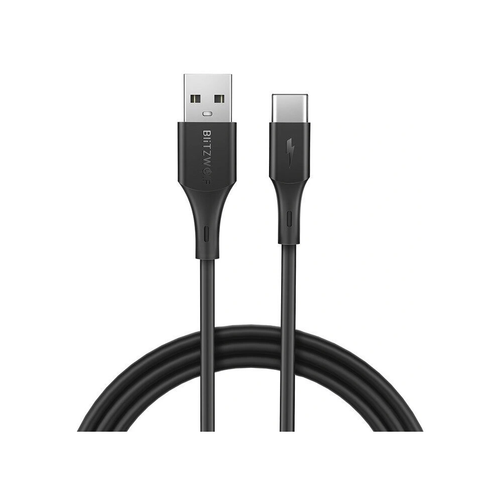 Hurtownia GSM - Kabel USB-C BlitzWolf BW-TC14 3A 1m (czarny) - BLZ127BLK - {ean13} - Hurt