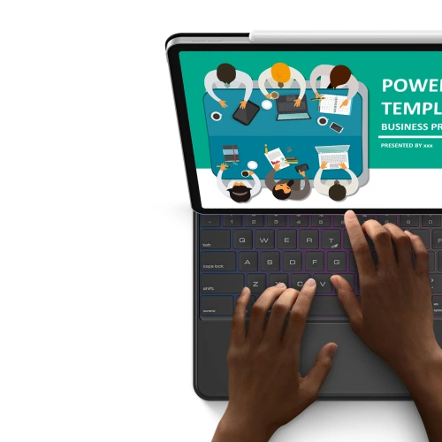 Etui z klawiaturą Dux Ducis MK Apple iPad Pro 12.9 (4., 5. i 6. generacji) czarne