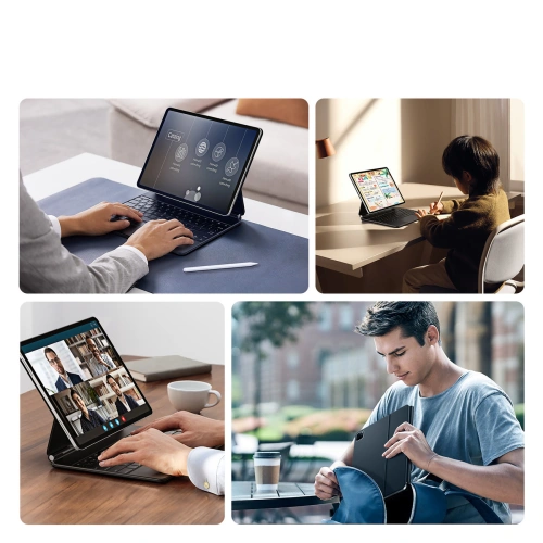 Etui z klawiaturą Dux Ducis MK Apple iPad Pro 12.9 (4., 5. i 6. generacji) czarne