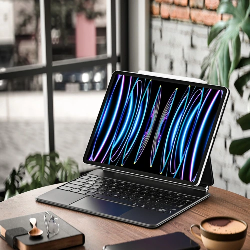 Etui z klawiaturą Dux Ducis MK Apple iPad Pro 12.9 (4., 5. i 6. generacji) czarne