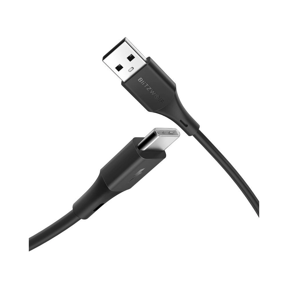 Hurtownia GSM - Kabel USB-C BlitzWolf BW-TC14 3A 1m (czarny) - BLZ127BLK - {ean13} - Hurt