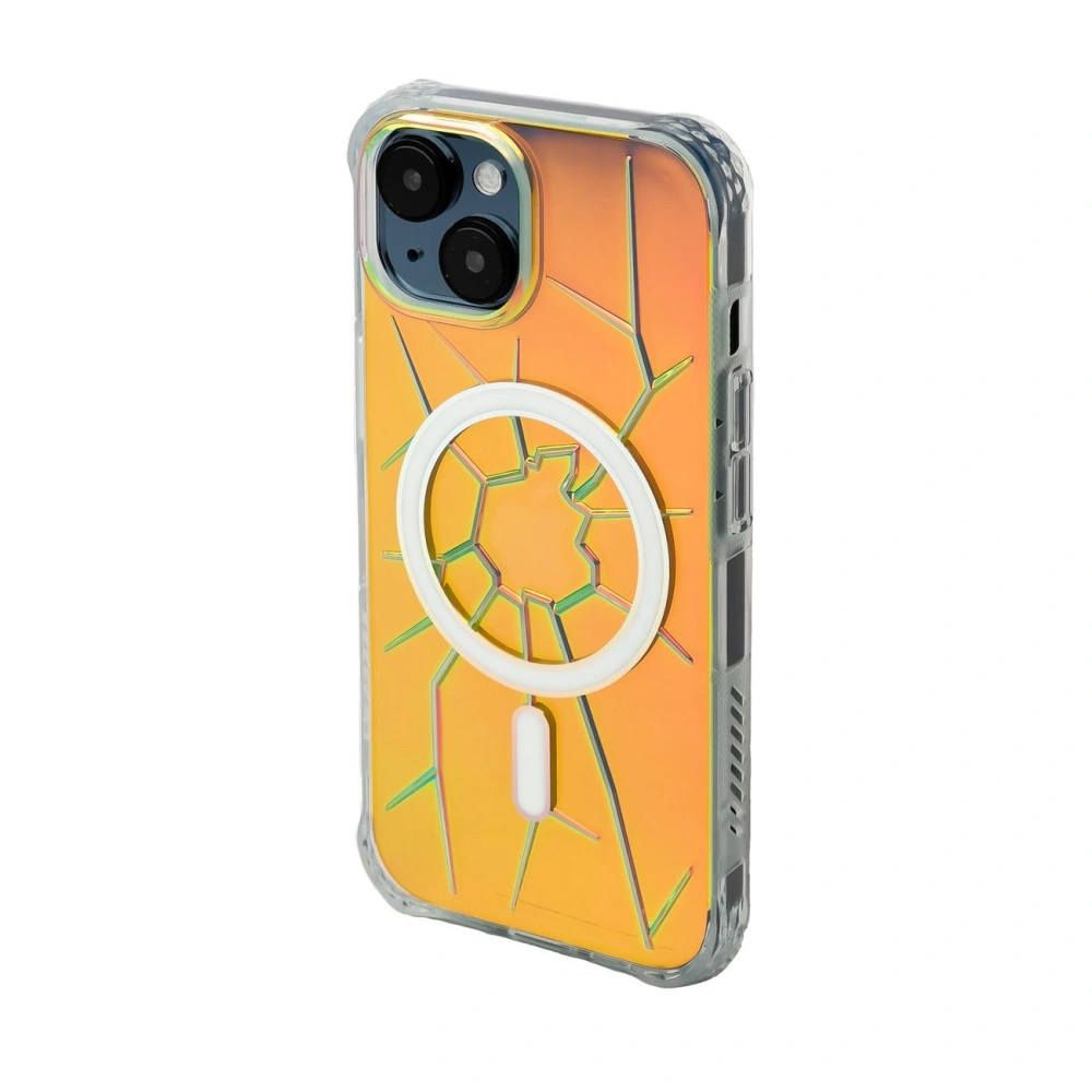 Hurtownia GSM - Etui Kingxbar PQY Crack Series MagSafe Apple iPhone 15 holografikus - KGX671 - {ean13} - Hurt