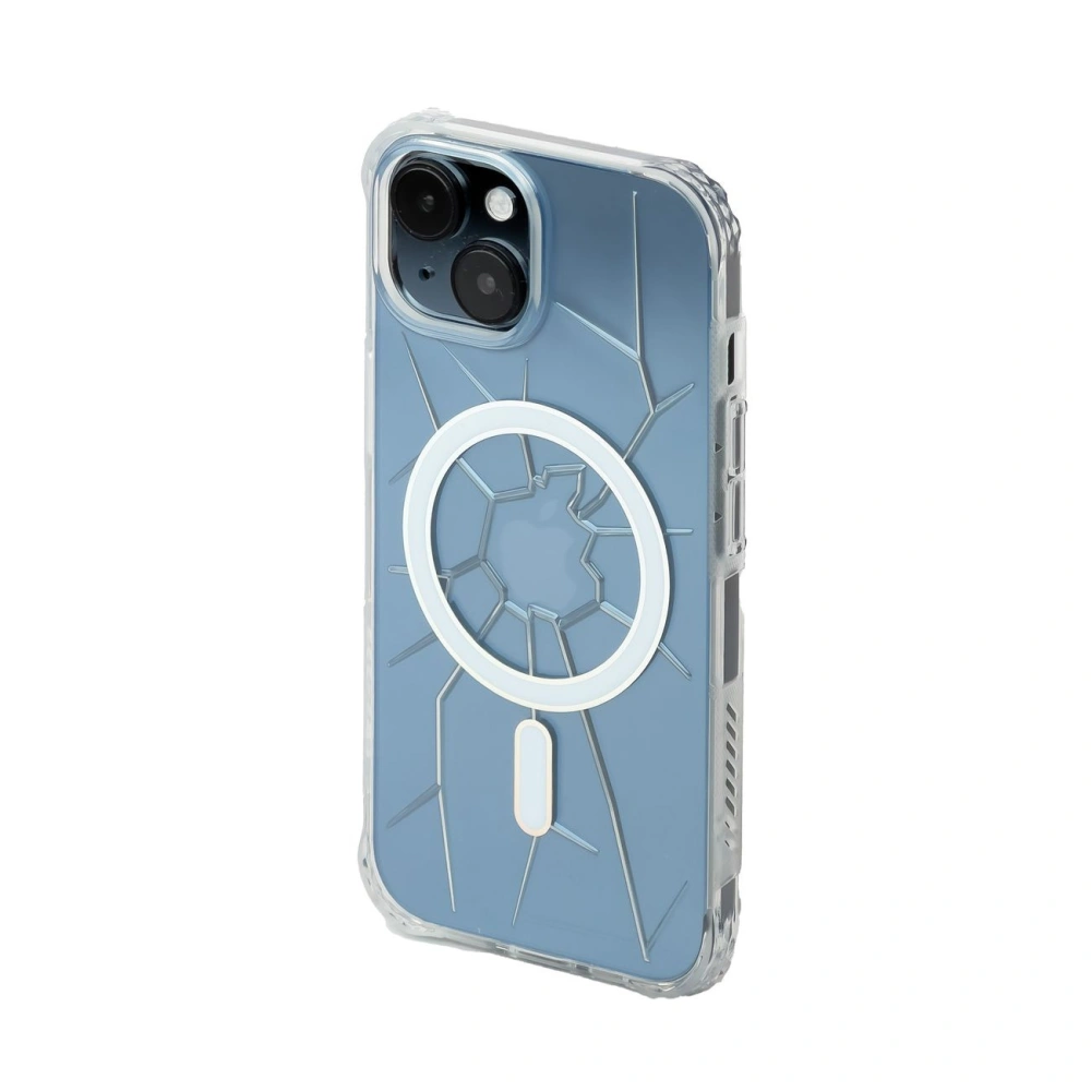 Hurtownia GSM - Etui Kingxbar PQY Crack Series MagSafe Apple iPhone 15 átlátszó - KGX672 - {ean13} - Hurt