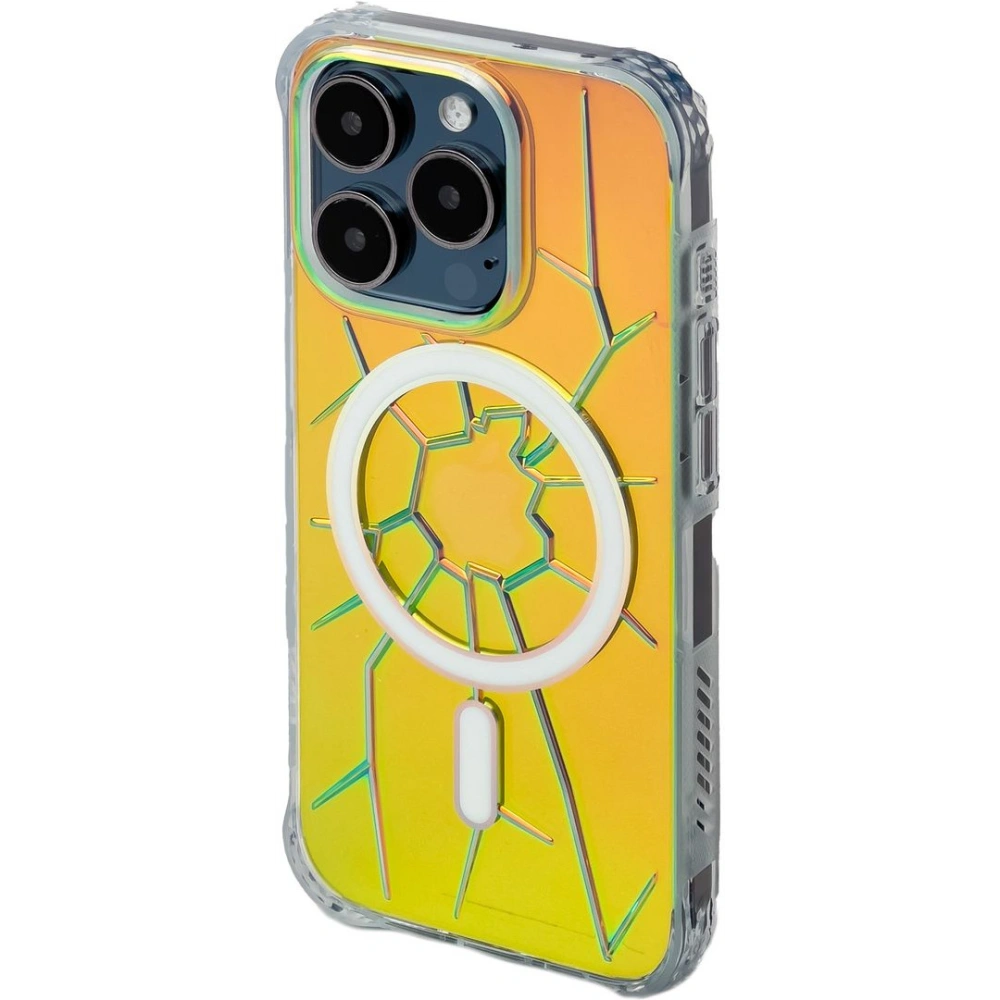 Hurtownia GSM - Etui Kingxbar PQY Crack Series MagSafe Apple iPhone 15 Pro Max holografikus - KGX677 - {ean13} - Hurt