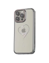 Etui Kingxbar Wish Series Apple iPhone 15 srebrne