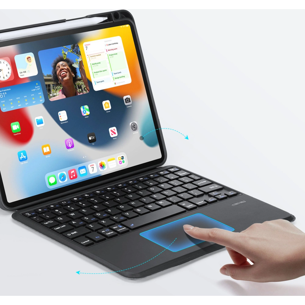 Hurtownia GSM - Etui z klawiaturą Dux Ducis DK Apple iPad Air 10.9 (4. i 5. generacji) / iPad Pro 11 (3. i 4. generacji) czarne - DDS1875 - {ean13} - Hurt