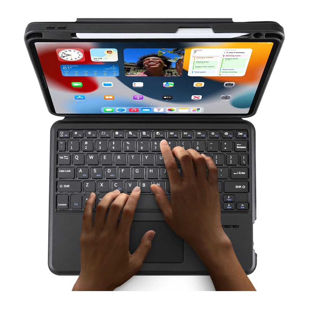 Hurtownia GSM - Etui z klawiaturą Dux Ducis DK Apple iPad Air 10.9 (4. i 5. generacji) / iPad Pro 11 (3. i 4. generacji) czarne - DDS1875 - {ean13} - Hurt
