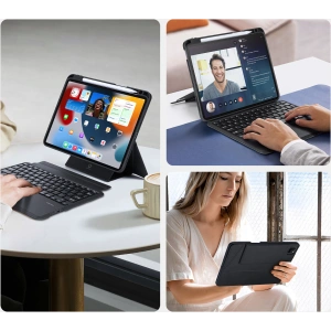 Hurtownia GSM - Case mit Tastatur Dux Ducis DK Apple iPad Air 10.9 (4. und 5. Generation) / iPad Pro 11 (3. und 4. Generation) schwarz - DDS1875 - {ean13} - Hurt