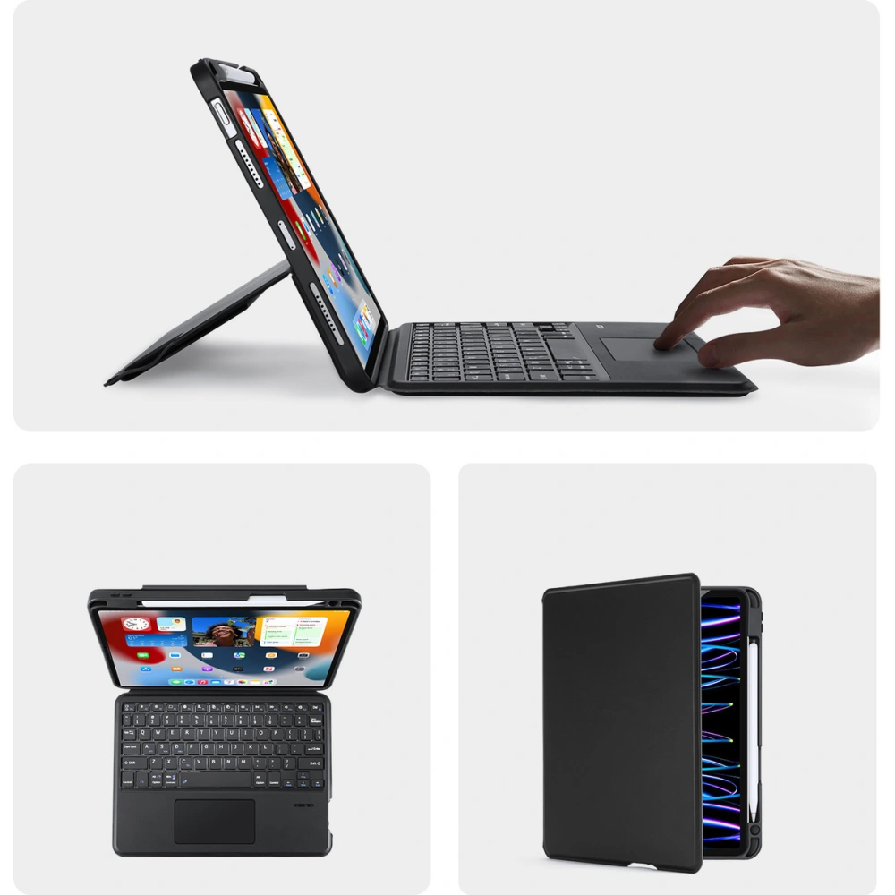 Hurtownia GSM - Dux Ducis DK billentyűzetes tok Apple iPad Air 10.9 (4. és 5. generáció) / iPad Pro 11 (3. és 4. generáció) fekete - DDS1875 - {ean13} - Hurt
